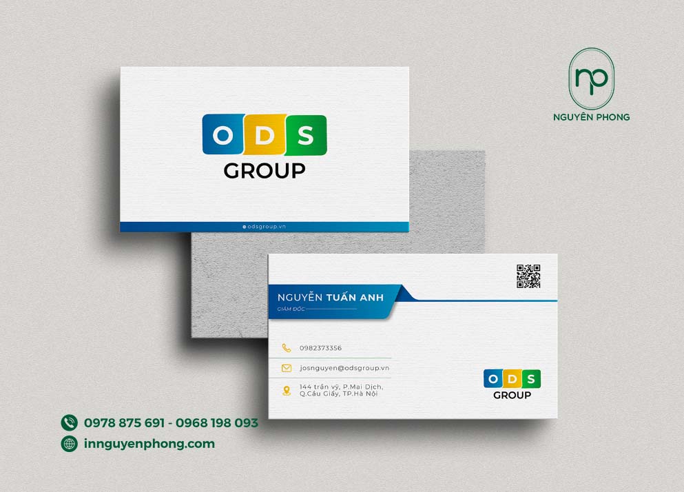 Mẫu card visit tham khảo